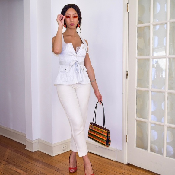 Cream Paul & Joe sleeveless tank sz 4 - Picture 4 of 7